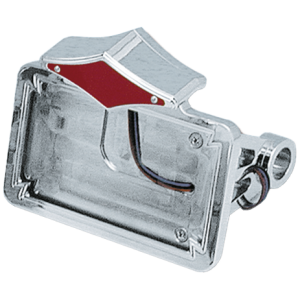 LICENSE PLATE BRACKETS WITH DIAMOND STYLE LED TAILLIGHTS GZP Licenseplate w/diamond LED light Hor