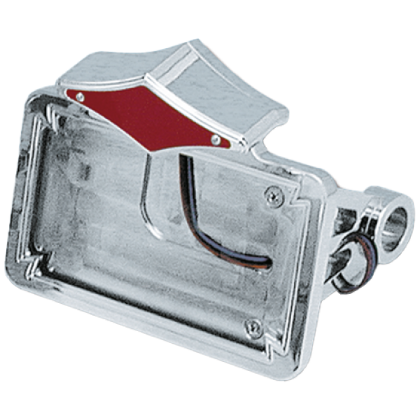 LICENSE PLATE BRACKETS WITH DIAMOND STYLE LED TAILLIGHTS GZP Licenseplate w/diamond LED light Hor