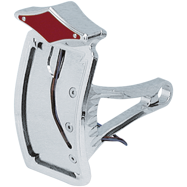 LICENSE PLATE BRACKETS WITH DIAMOND STYLE LED TAILLIGHTS GZP Licenseplate w/diamond LED light Rad