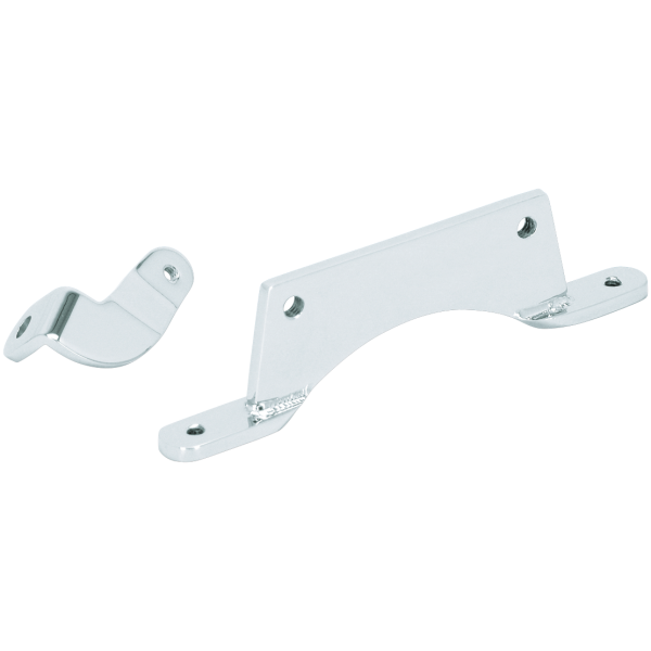 CUSTOM STYLE OIL TANK BRACKETS FOR SOFTAILS GZP Chrome fr&rr oil tank brackets, cust