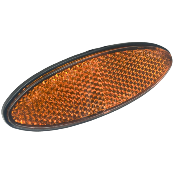 E-APPROVED ADHESIVE REFLECTORS GZP Elliptical amber reflector E-approve