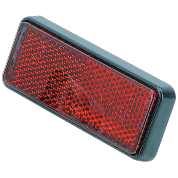 E-APPROVED ADHESIVE REFLECTORS GZP Big Rectangular red reflector E-appr