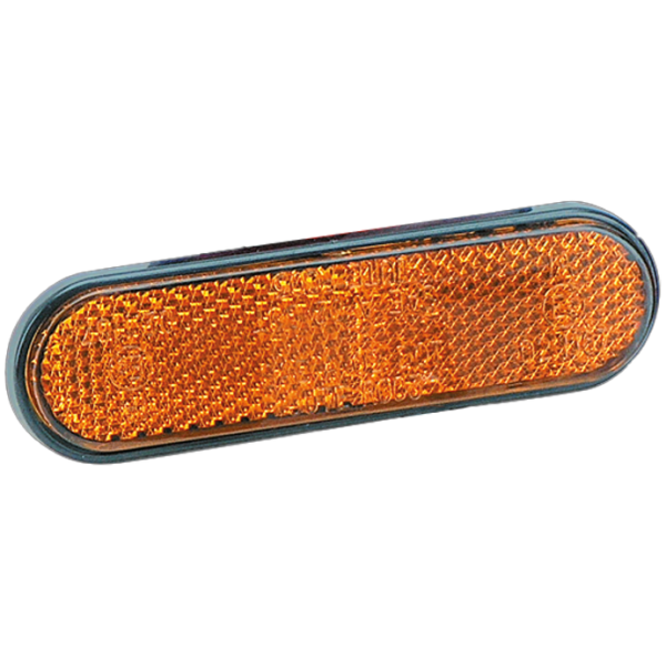 E-APPROVED ADHESIVE REFLECTORS GZP Small Oval amber reflector with E-ap