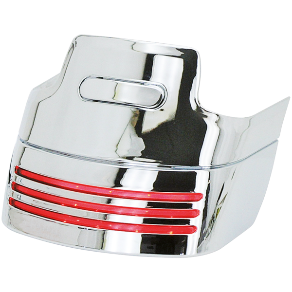 REAR TRI BAR LED LIGHTS FOR STREET GLIDE GZP Chr ABS rear fender ext. f/tri-bar l