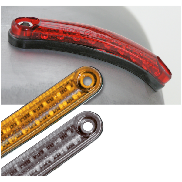 FLEXI LED MARKER LIGHTS GZP Flexi LED markerlight red lens