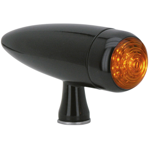 TORPEDO STYLE TURN SIGNALS GZP PAIR Black Torpedo LED turnsignals
