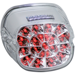 LAYDOWN SPIDER WEB STYLE LED TAILLIGHTS GZP Clear lens webbed taillight(top tagl
