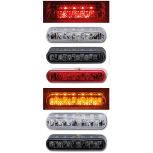 CUSTOM E-APPROVED LED TURN SIGNALS GZP Micro amber led clear lens T/S pair