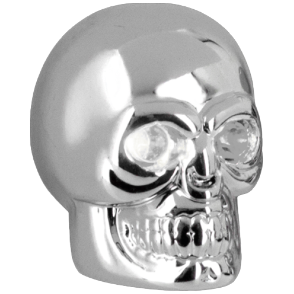 COBALT SKULL MARKER LIGHTS GZP Cobalt small chr skulls white LEDs