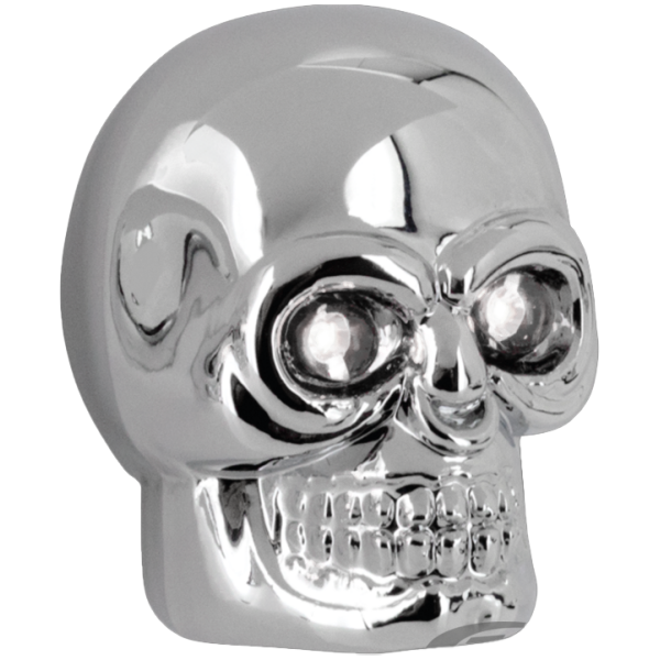COBALT SKULL MARKER LIGHTS GZP Cobalt large chr skulls white LEDs