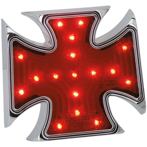 CHROME BILLET MALTESE STYLE LED TAILLIGHT