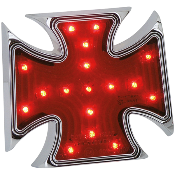 CHROME BILLET MALTESE STYLE LED TAILLIGHT