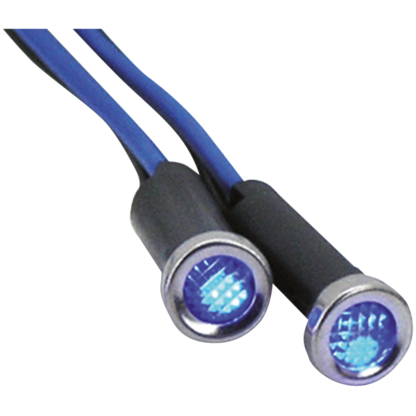 LED INDICATOR LIGHTS GZP LED indicator light blue lens stainl