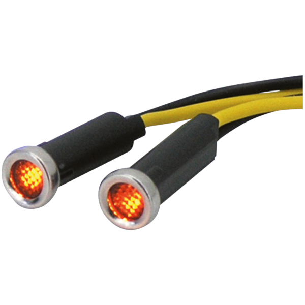 LED INDICATOR LIGHTS GZP LED indicator light Amber lens stain