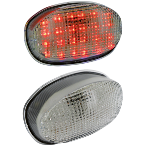 SPEED LED TAILLIGHT WITH INTEGRATED TURN SIGNALS GZP Speed LED taillight w/turnsign.clear