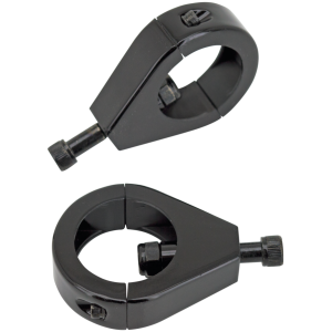 TURN SIGNAL FORK MOUNTS GZP Black 39mm fork mount markerlightcla