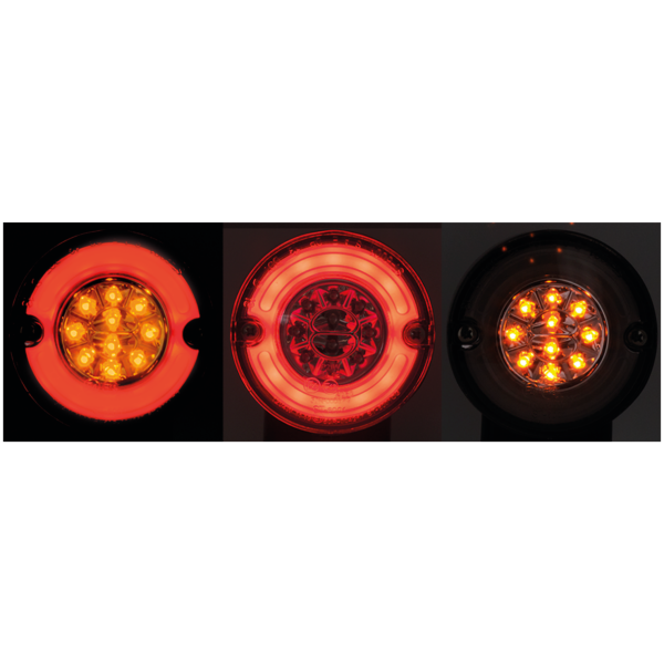HALO MULTI-FUNCTION LED TURN SIGNALS GZP HALO chr turn/stop/tail LED smoked l