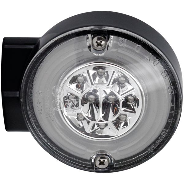 HALO MULTI-FUNCTION LED TURN SIGNALS GZP HALO Blk turnsign dual f LED clear l