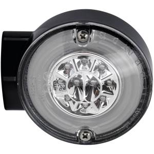 HALO MULTI-FUNCTION LED TURN SIGNALS GZP HALO Blk turnsign singl f LED clear