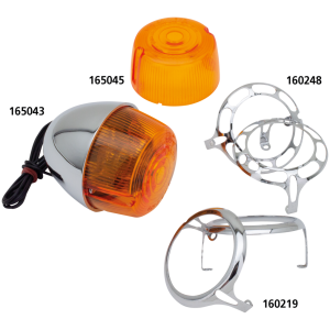 FX/XL73-86 chrome turn signal