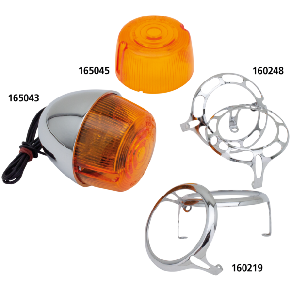 1973-1985 FX STYLE TURN SIGNALS GZP FX/XL73-85 turn signal lens