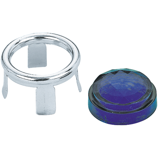 JEWELED BLUE DOT GZP Jeweled Blue Dot with mount ring (PA
