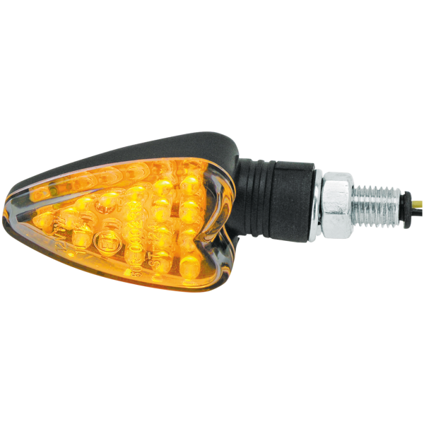 EU APPROVED BLACK HEART LED TURN SIGNAL