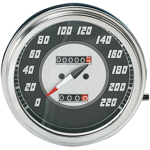 1946 THRU 1947 STYLE Speedo KPH, early style black face,