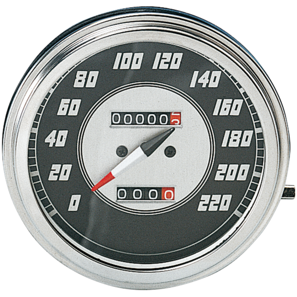 1946 THRU 1947 STYLE Speedo KPH, early style black face,