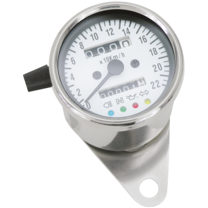 60MM MECHANICAL SPEEDO'S GZP 4 Light speedo KMH stainless housing