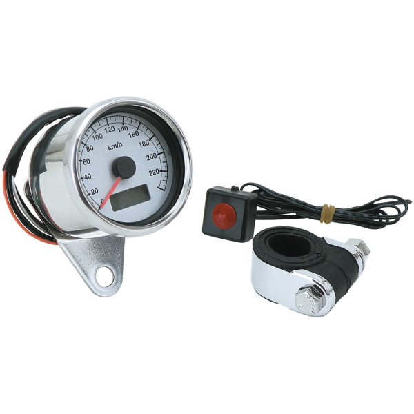 MINI ELECTRONIC SPEEDO GZP 60mm mini electr speedo White face 9