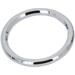 BILLET ALUMINUM GAUGE BEZELS GZP Chr Smooth billet instr bezel 3-5/8"