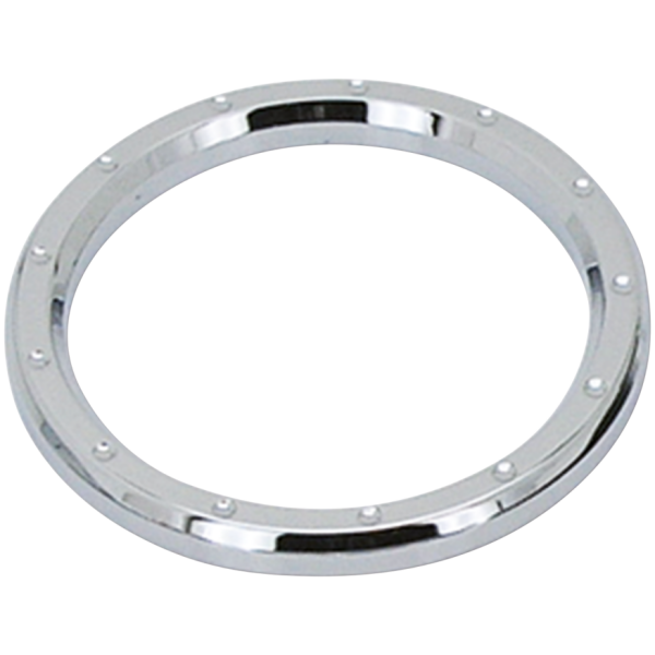 BILLET ALUMINUM GAUGE BEZELS GZP Chr Dimple billet instr bezel 3-5/8"