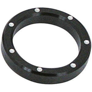 BILLET ALUMINUM GAUGE BEZELS GZP Blck&Silver Dimple billet bezels