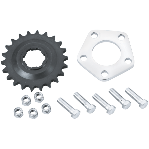 OFF-SET SPROCKET AND SPACER KIT GZP Sprocket and spacer kit 22T, 5mm