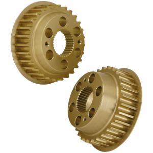 OFFSET BELT PULLEY FOR SPORTSTER