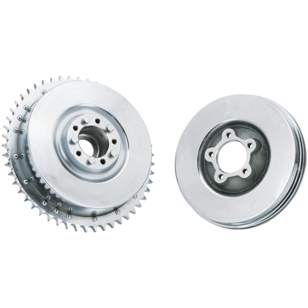 REAR AND FRONT BRAKE DRUMS GZP Brake drum front chrome BT49-66