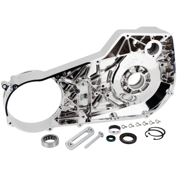 CHROME PLATED INNER PRIMARY COVER FOR SOFTAIL GZP Chrome Inner Primary F*ST94-06 w/bea