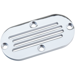 VENTED CHROME OUTER PRIMARIES FOR DYNA AND SOFTAIL GZP Vented chrome inspection cover