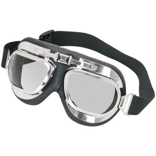 CONTOURED LENS GOGGLES GZP Contoured lens goggles with chrome f