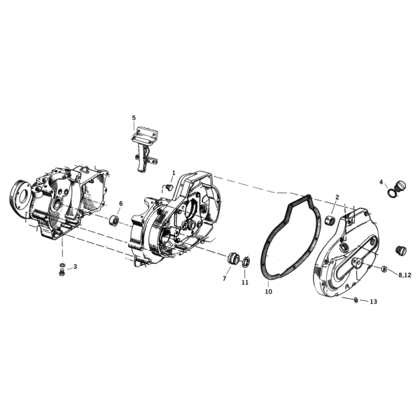 LOWER END PARTS FOR 1977-1990 XL L/H Crankcase bearing XL77-up