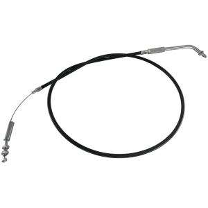 T16 - THROTTLE CABLES FOR USE WITH MIKUNI HS40 CARBURETOR AND 1986-1995 STYLE THROTTLE GRIP GZP Idle cable HS40 86-95 LN=41" 135deg
