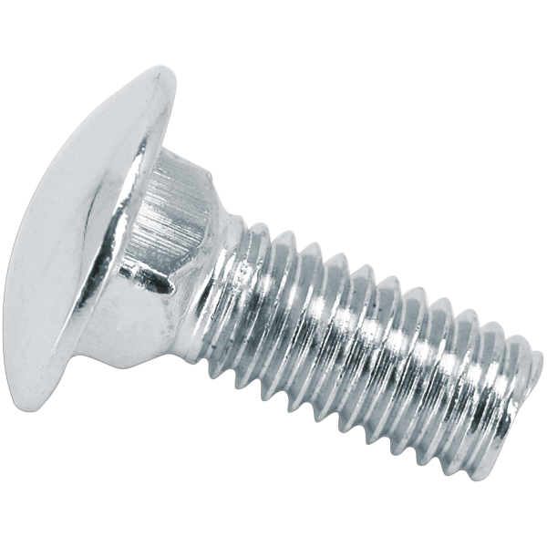 CHROME PLATED CARRIAGE BOLTS 5pck Carriage bolt chrome 3/8-16x1