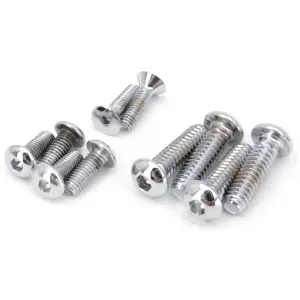 CHROME PLATED BOLT KITS Chrome button head screws lever/mast.cyl