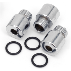 CHROME ALLEN HEAD OIL PUMP AND TAPPET SCREEN PLUG SET Chrome allen head screws 3pcs pump plug