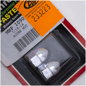 SHOW-CHROME ACORN STYLE NUTS