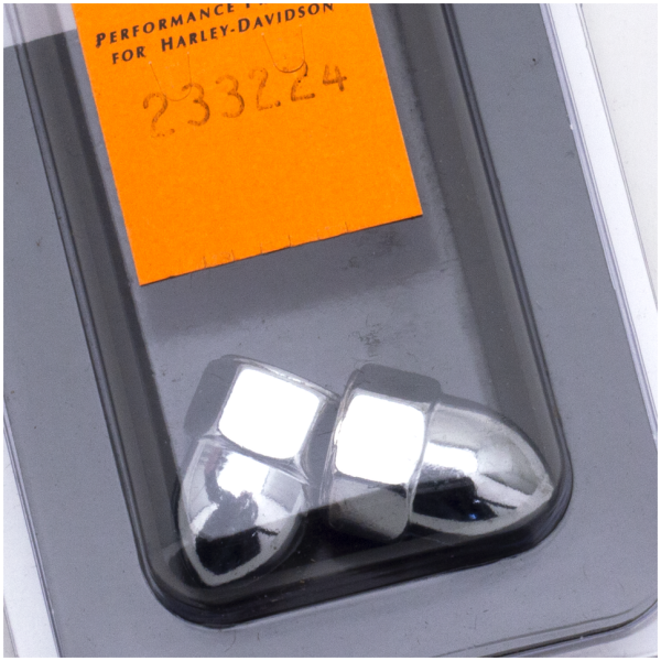 SHOW-CHROME ACORN STYLE NUTS Chrome acorn nuts 7/16-20 UNF set/2