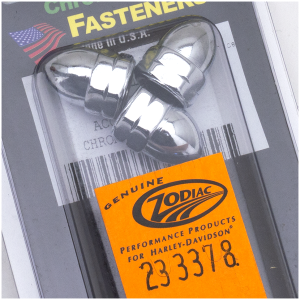 SHOW-CHROME ACORN STYLE NUTS Blister Chrome acorn nuts M10x1.50 set/3