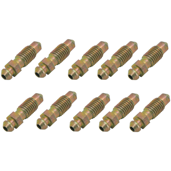 BRAKE CALIPER & WHEEL CYLINDER BLEEDER SCREWS 10pck Caliper bleeder screws 3/8-24