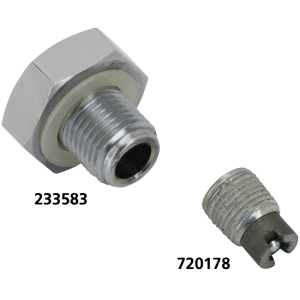 OIL TANK DRAIN PLUG Magnetic oil drain plug + washer 1/2"-20